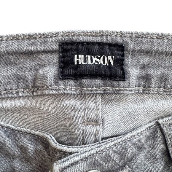 Hudson Jeans Womens Sz 27 Gray Krista Super Skinny Low Rise Preppy Bodycon - Picture 5 of 16